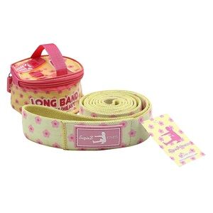 Suzie B Fitness YELLOW FLOWER LONG BAND